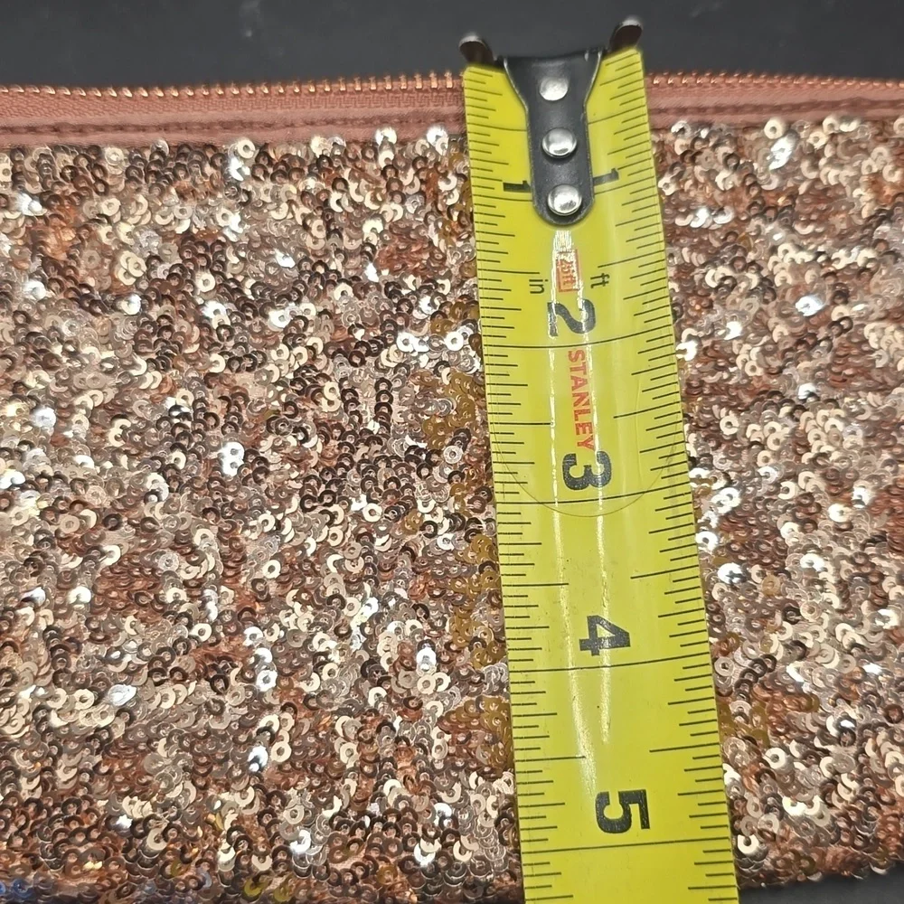 Charming Charlie‎  rose gold crossbody special occasion purse